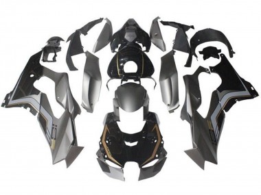 Wholesale 2021-2025 Kawasaki ZX10R Motorcycle Fairings - Grey Glossy Black Gold