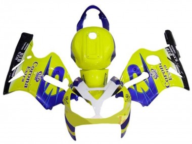 Wholesale 2000-2001 Kawasaki ZX12R Motorcycle Fairings - Yellow White Blue Corona Extra