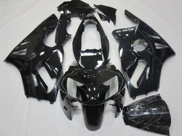 2000-2001 Kawasaki ZX12R Motorcycle Fairings - Glossy Black