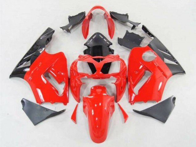 2002-2006 Kawasaki ZX12R Motorcycle Fairings - Red Black