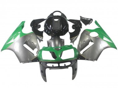 Wholesale 2002-2006 Kawasaki ZX12R Motorcycle Fairings - Silver Green Black