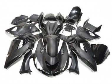 Wholesale 2006-2011 Kawasaki ZX14R ZZR1400 Motorcycle Fairings - Faux Carbon Fiber