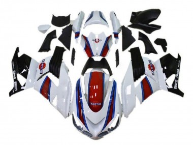 Wholesale 2006-2011 Kawasaki ZX14R ZZR1400 Motorcycle Fairings - White Red Blue Black Martini