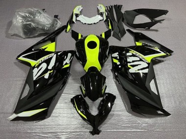 Wholesale 2013-2024 Kawasaki EX300 Motorcycle Fairings - Glossy Black Neon Yellow White