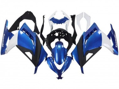 Wholesale 2013-2024 Kawasaki EX300 Motorcycle Fairings - White Blue Black