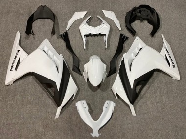 Wholesale 2013-2024 Kawasaki EX300 Motorcycle Fairings - Pearl White Black