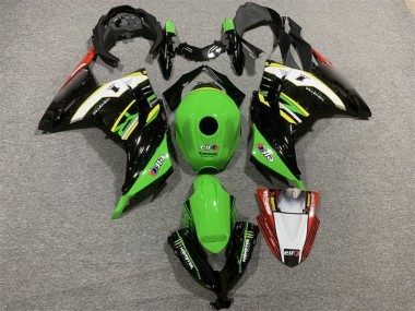 Wholesale 2013-2024 Kawasaki EX300 Motorcycle Fairings - Green Black White Yellow Red