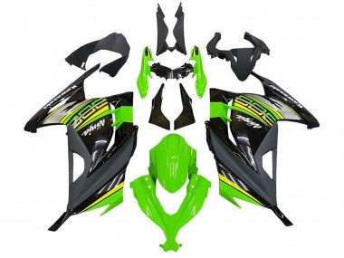 Wholesale 2013-2024 Kawasaki EX300 Motorcycle Fairings - Green Black Silver Yellow
