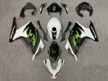 Wholesale 2013-2024 Kawasaki EX300 Motorcycle Fairings - White Green Black