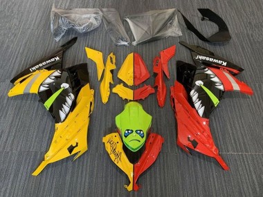 Wholesale 2013-2024 Kawasaki EX300 Motorcycle Fairings - Yellow Red Green Shark