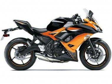 Wholesale 2017-2019 Kawasaki Ninja 650 EX650 Motorcycle Fairings - Orange Black