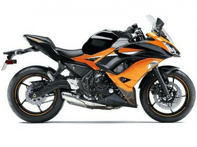 2017-2019 Kawasaki Ninja 650 EX650 Motorcycle Fairings - Orange Black