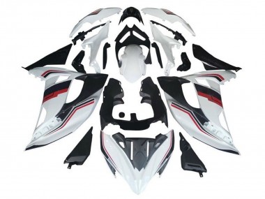Wholesale 2017-2019 Kawasaki Ninja 650 EX650 Motorcycle Fairings - White Red Black Stripe
