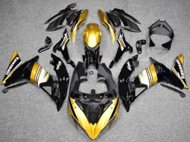 Wholesale 2017-2019 Kawasaki Ninja 650 EX650 Motorcycle Fairings - Gold Black White