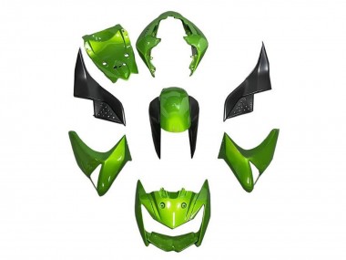 Wholesale 2007-2009 Kawasaki Z1000 Motorcycle Fairings - Green Black