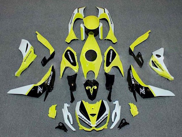 2014-2019 Kawasaki Z1000 Motorcycle Fairings - White Yellow Black