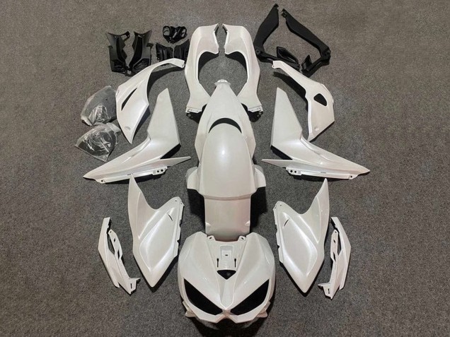 2014-2019 Kawasaki Z1000 Motorcycle Fairings - Pearl White