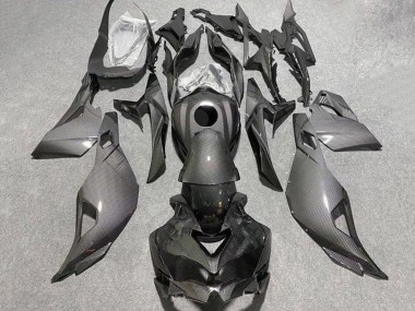 Wholesale 2019-2025 Kawasaki ZX25R ZX-25R Motorcycle Fairings - Black Faux Carbon Fiber
