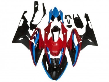 Wholesale 2015-2016 BMW S1000RR Motorcycle Fairings - Red Blue Black Stripe