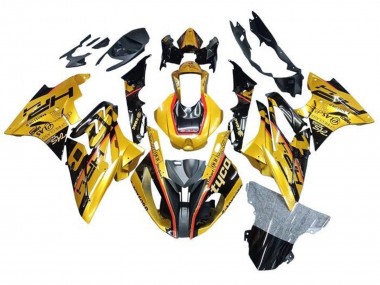 Wholesale 2015-2016 BMW S1000RR Motorcycle Fairings - Gold Black Tyco