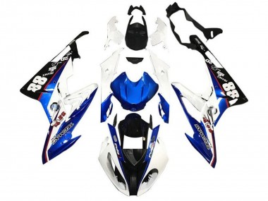 Wholesale 2017-2018 BMW S1000RR Motorcycle Fairings - White Blue Black