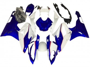 Wholesale 2017-2018 BMW S1000RR Motorcycle Fairings - White Blue Red Pinstripe