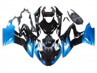 Wholesale 2017-2018 BMW S1000RR Motorcycle Fairings - Blue Glossy Black Fade