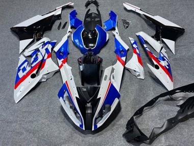 Wholesale 2017-2018 BMW S1000RR Motorcycle Fairings - White Blue Red Glossy Black