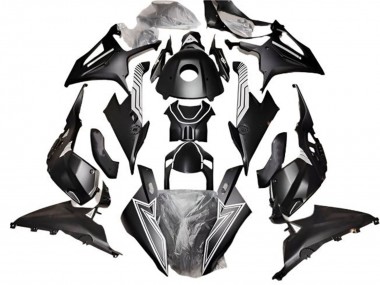 Wholesale 2019-2022 BMW S1000RR Motorcycle Fairings - Matte Black White Lines