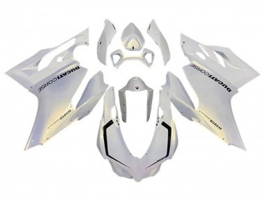 Wholesale 2011-2014 Ducati Panigale 1199 Motorcycle Fairings - Pearl White Corse
