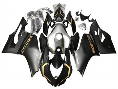 Wholesale 2011-2014 Ducati Panigale 899 Motorcycle Fairings - Matte Black Gold Silver Corse
