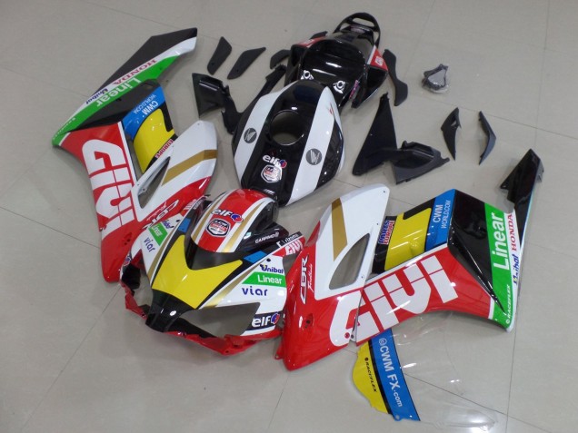 2004-2005 Honda CBR1000RR Motorcycle Fairings - White Red Black Yellow Green Givi