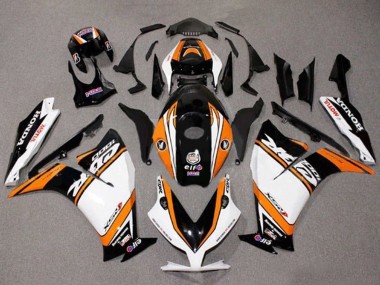 Wholesale 2012-2016 Honda CBR1000RR Motorcycle Fairings - White Orange Glossy Black