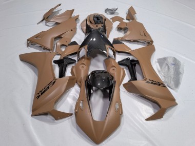 Wholesale 2017-2023 Honda CBR1000RR Motorcycle Fairings - Brown Black Faux Carbon Fiber