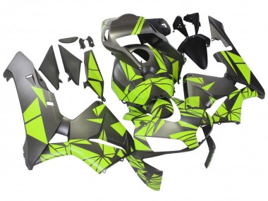 Wholesale 2003-2004 Honda CBR600RR Motorcycle Fairings - Neon Yellow Matte Grey