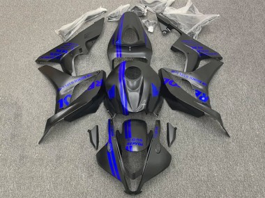 Wholesale 2007-2008 Honda CBR600RR Motorcycle Fairings - Blue Matte Black Repsol