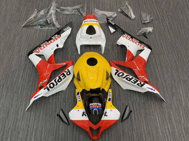 Wholesale 2007-2008 Honda CBR600RR Motorcycle Fairings - Yellow White Red Glossy Black Repsol HRC