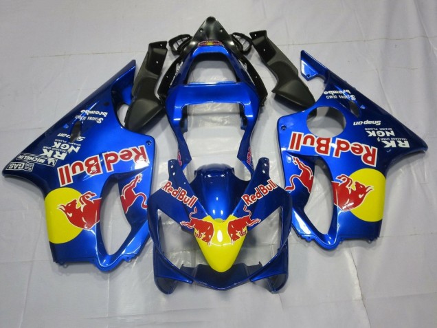2001-2003 Honda CBR600 F4i Motorcycle Fairings - Blue Yellow Red Bull