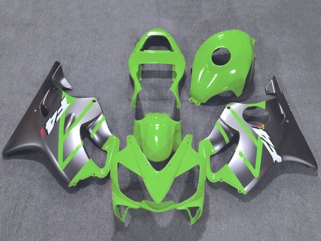 2001-2003 Honda CBR600 F4i Motorcycle Fairings - Silver Green