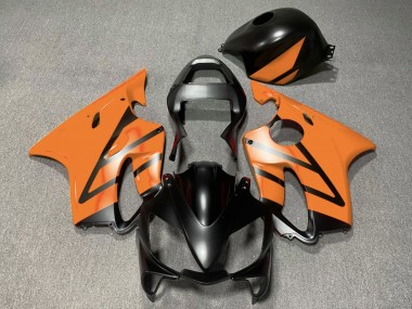 Wholesale 2001-2003 Honda CBR600 F4i Motorcycle Fairings - Orange Matte Black