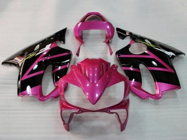 Wholesale 2001-2003 Honda CBR600 F4i Motorcycle Fairings - Pink Glossy Black Stripe