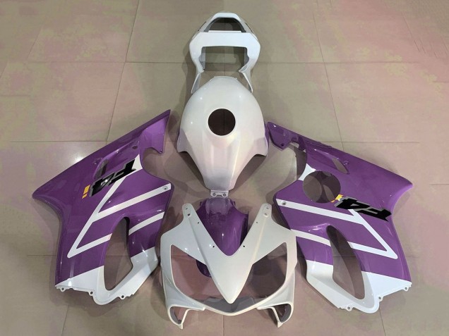 2001-2003 Honda CBR600 F4i Motorcycle Fairings - White Purple