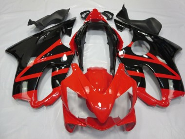 Wholesale 2004-2007 Honda CBR600 F4i Motorcycle Fairings - Red Glossy Black