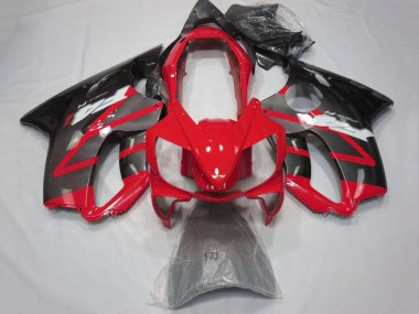 Wholesale 2004-2007 Honda CBR600 F4i Motorcycle Fairings - Red Grey Glossy Black