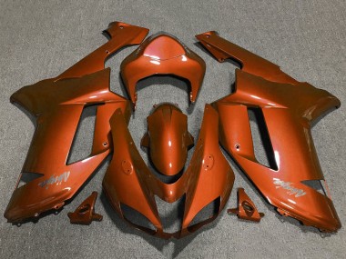 Wholesale 2007-2008 Kawasaki ZX6R Motorcycle Fairings - Orange