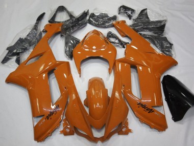 Wholesale 2007-2008 Kawasaki ZX6R Motorcycle Fairing - Orange Black
