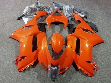 Wholesale 2007-2008 Kawasaki ZX6R Abs Motorcycle Fairings - Orange