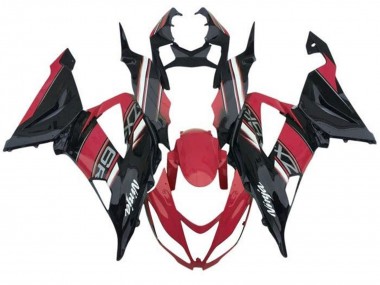 Wholesale 2013-2018 Kawasaki ZX6R Motorcycle Fairings - Red Black White