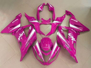 Wholesale 2013-2018 Kawasaki ZX6R Motorcycle Fairings - Pink White
