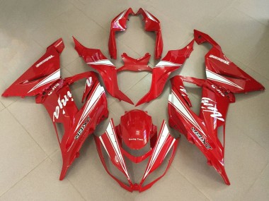 Wholesale 2013-2018 Kawasaki ZX6R Motorcycle Fairings - Red White